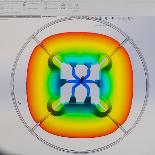 auray plast bureau etudes simulation rhéologique